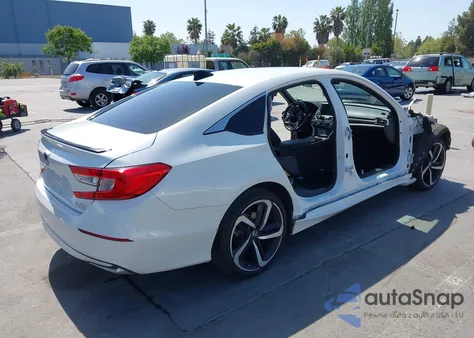 2022 Honda Accord Hybrid Sport из США, поврежденный, VIN 1HGCV3F21NA020494